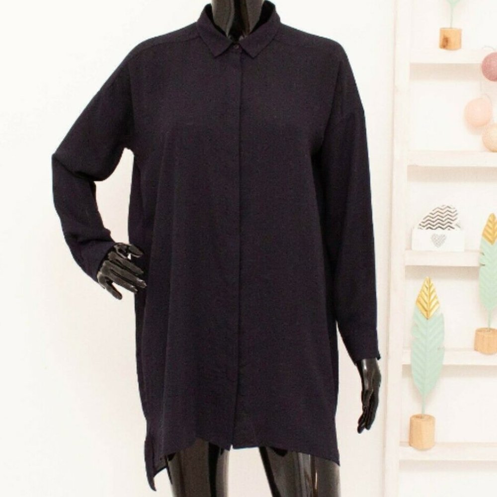 Cos Navy Oversize Tunic
